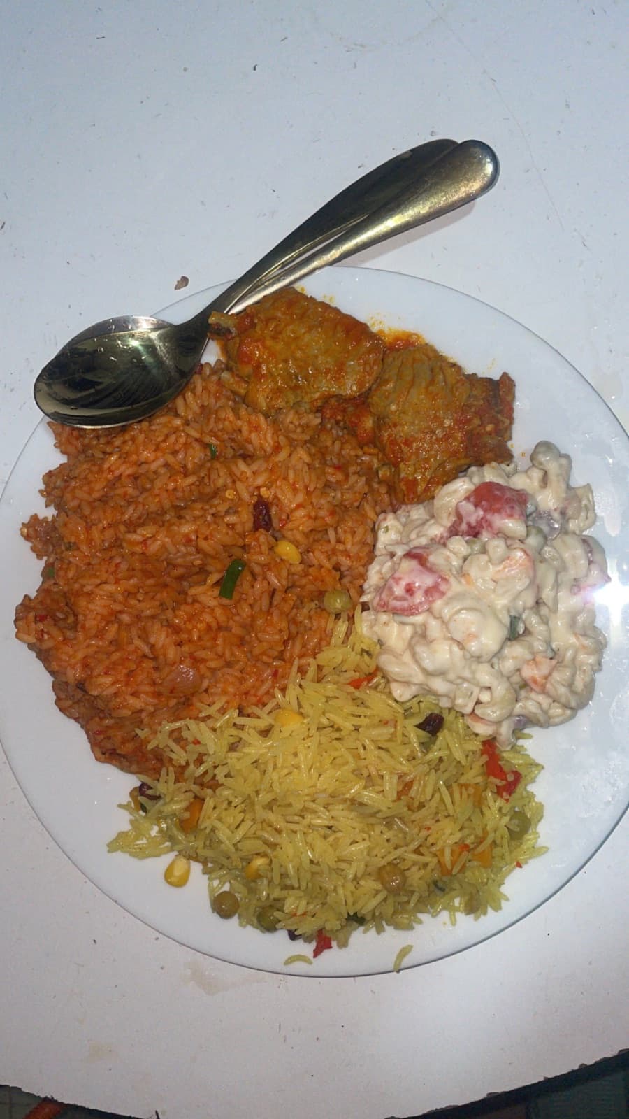 Friedrice&jollof rice turkey